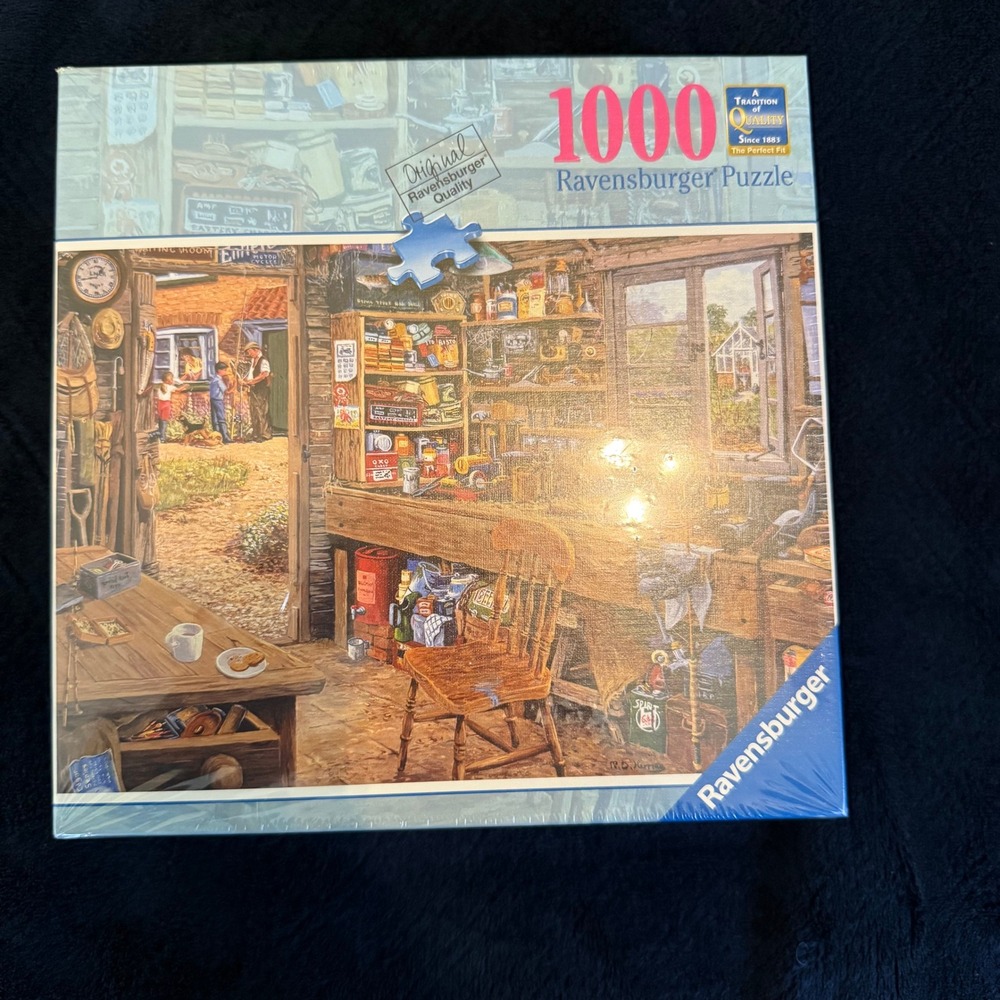 Ravensburger 1000 Piece Jigsaw Puzzle‎ Workshop Scene 82 472 4 New Sealed